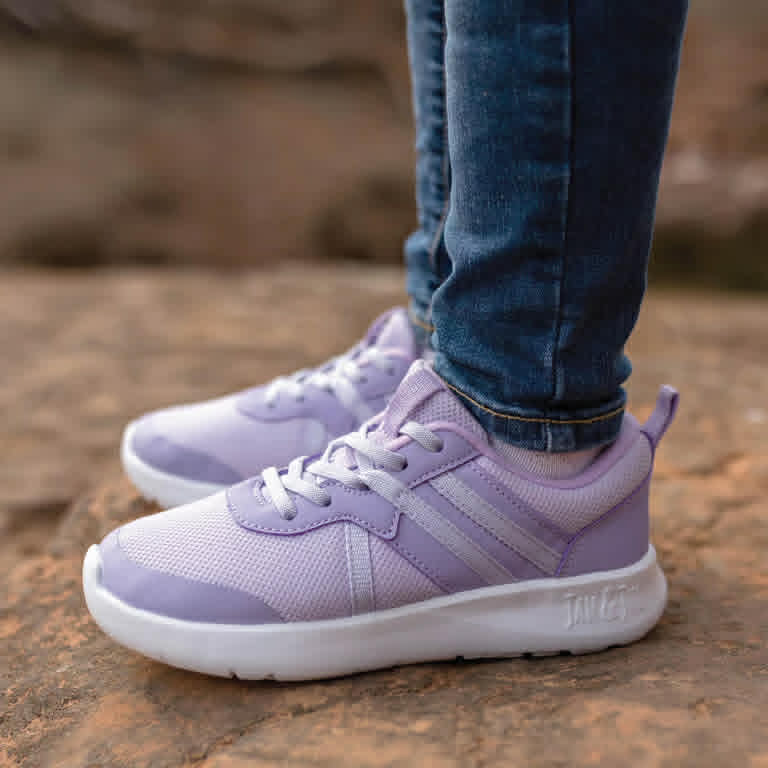 Souliers - Lite Stripe  - Mauve - 11E à 3J