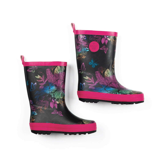 Bottes de pluie E30WB-007 - Papillons multicolores