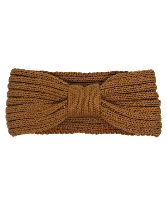 Bandeau de tête en tricot - Vintage Gold