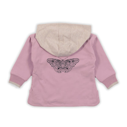 Veste Réversible à Capuchon Mademoiselle Papillon F2352-08 -  6 à 24 mois