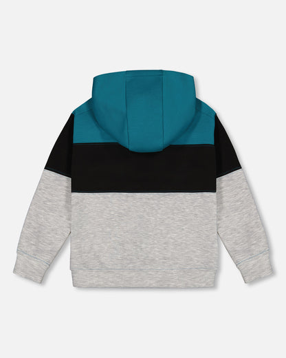 Veste blocs de couleurs  F20U32-759 2 à 12 ans