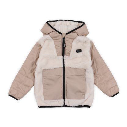 Veste à Capuchon en Sherpa F23VS02 - 2 à 14 ans