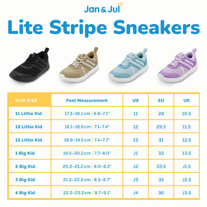 Souliers - Lite Stripe  - Noir - 11E à 3J