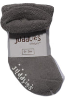 2 paires de chaussettes pour bébés - gris et blanc