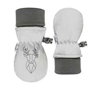 Mitaines Baby Animal à manchette repliable - Cerf Blanc polaire - 6-12M