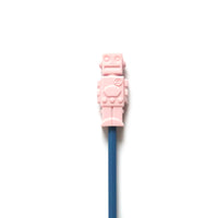 Bulle Croque crayon - Robot rose