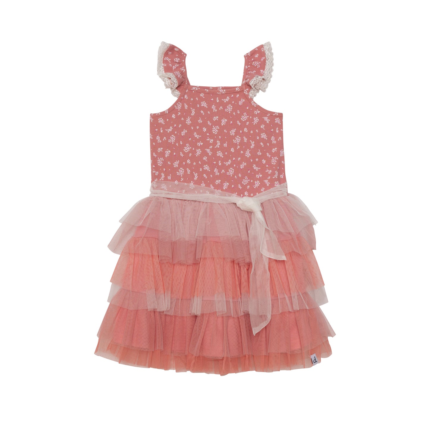 Robe avec tulle E30H93-000 - Unic - 2 à 12 ans