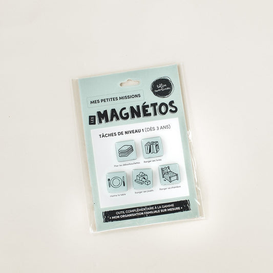 Les Belles Combines -  Les Magnétos Petites missions - Tâches de niveau 1 (Dès 3 ans)