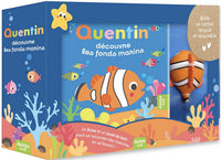 Coffret livre de bain - Quentin découvre les fonds marins