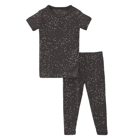 Pyjama 2 pcs manches courtes en bambou - Constellation