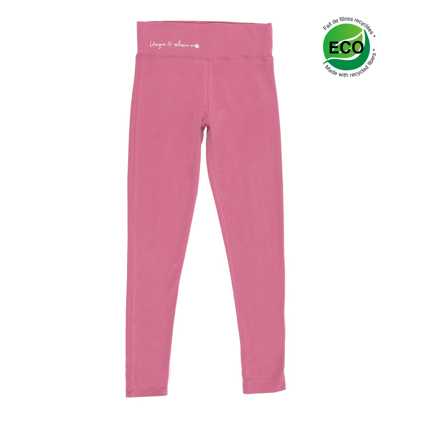 Leggings rose aurora - S22L50-11- Détente - 4 à 16 ans