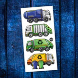 Tatouages - Les camions de recyclage