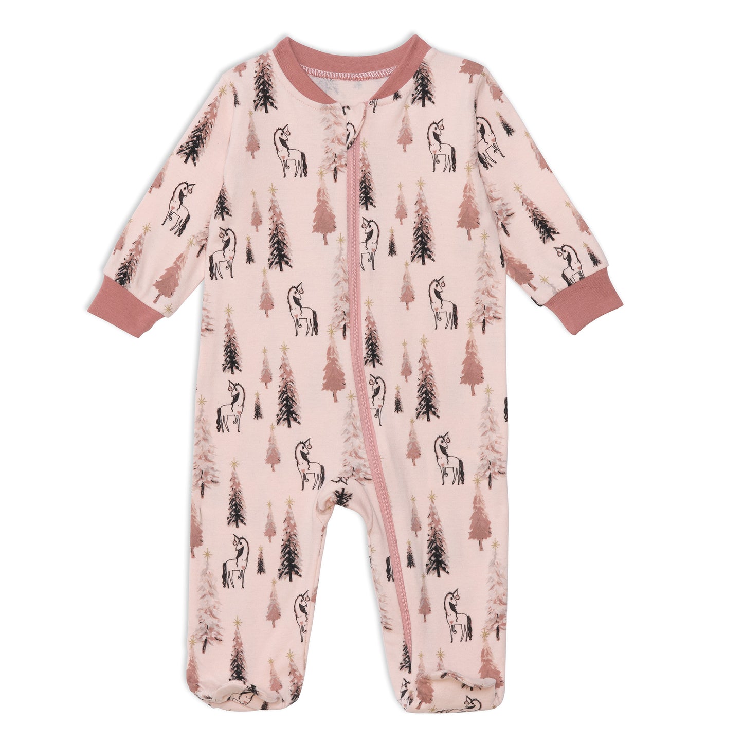 Pyjama 1 pièce « Unicorn» en coton organique E20PA70-028 - 3 à 24 mois