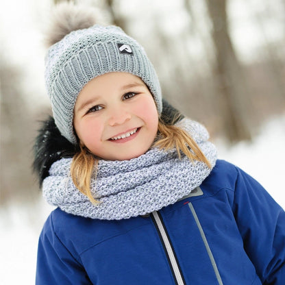 Habit de neige 2 pièces pour fille - Texturé minuit - 6 à 12  ans