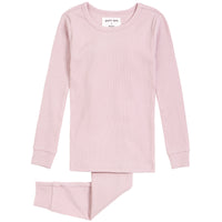 Ensemble pyjama en modal côtelé rose tendre (2 pcs.)   2 à 6X