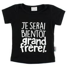 T-shirt "Je serai bientôt grand frère"