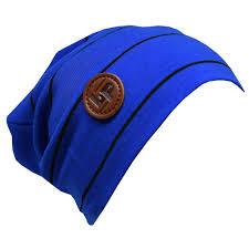 Tuque Boston Coton Bleu + Noir - Pirouette & Cie